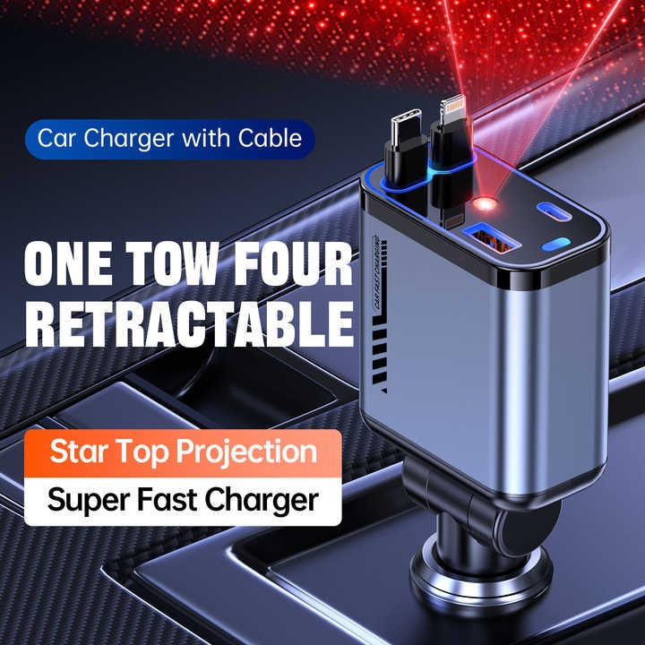 Auto Retractable Car Charger